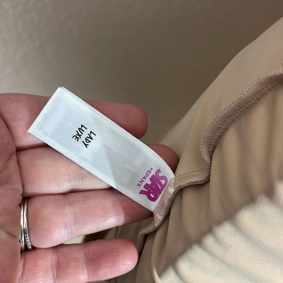 Spanx all star power lady luxe form control open bust mid thigh body shaper xl - Picture 5 of 6